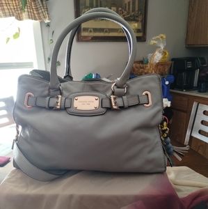 Michael Kors Saffiano Leather Hamilton East West Satchel.